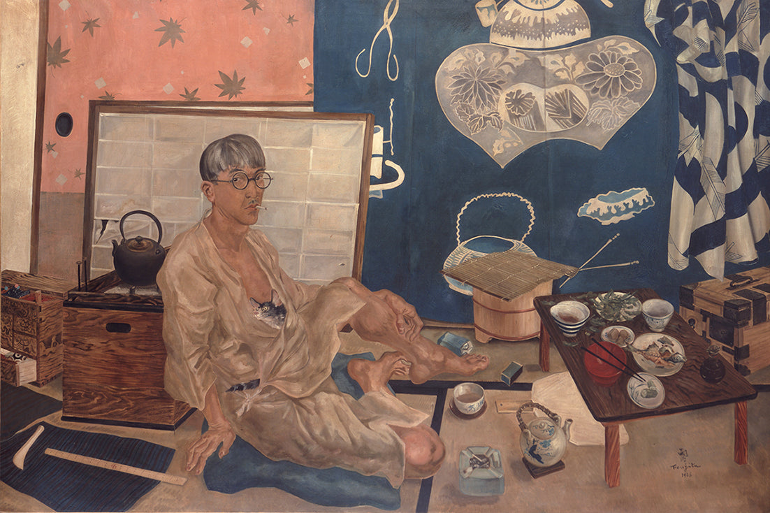 秋田県立美術館（公益財団法人平野政吉美術財団） 《自画像》藤田嗣治