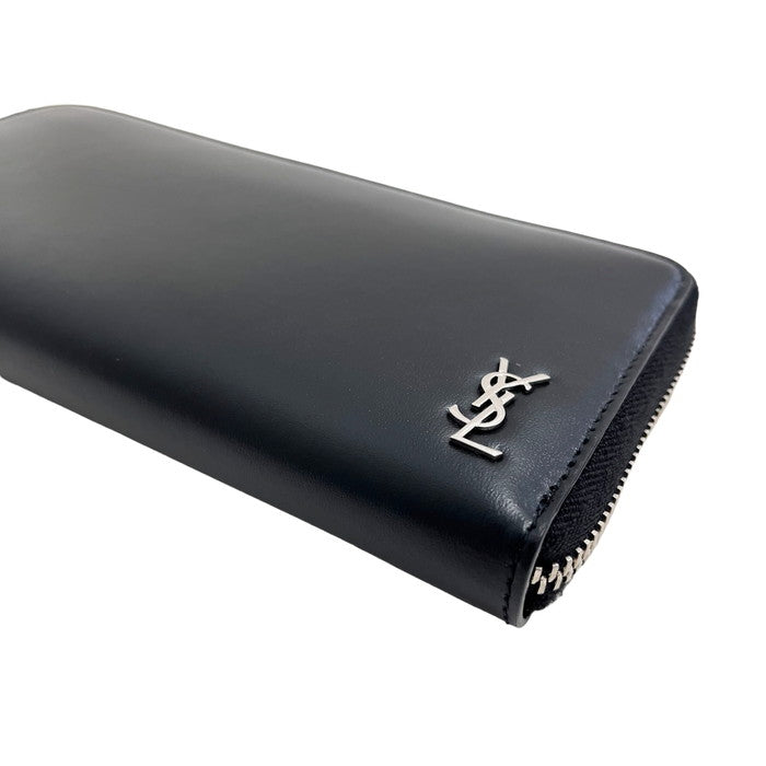 SAINT LAURENT/サンローラン】 630201 YSLロゴ ラウンドファスナー 長