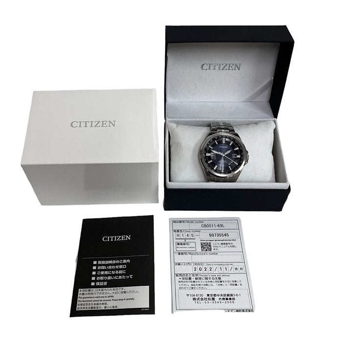 CITIZEN/シチズン】 エコドライブ H145-S073545 △ネーム刻印有 腕時計