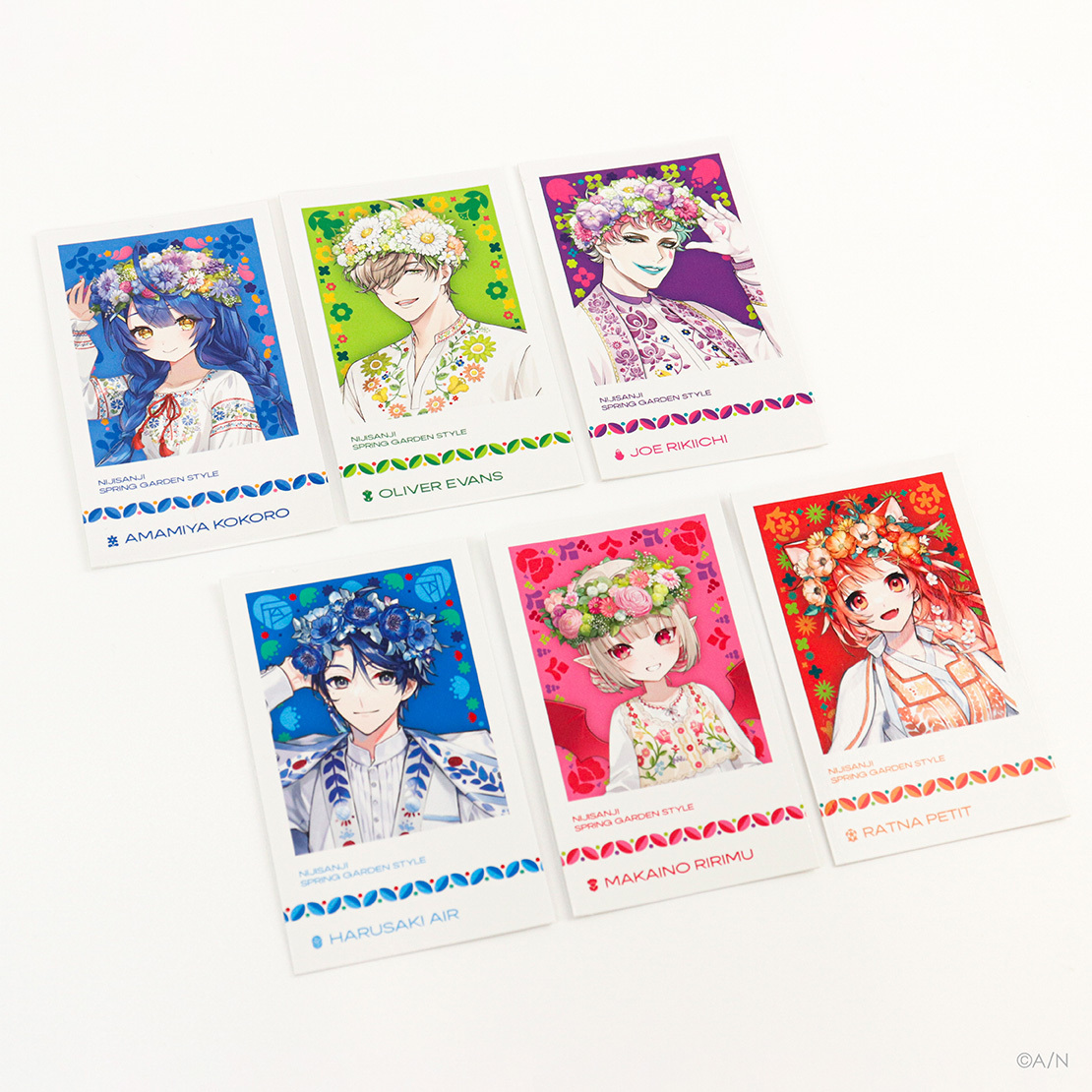 スプリングガーデンスタイル】ランダムチェキ風カード｜にじさんじ