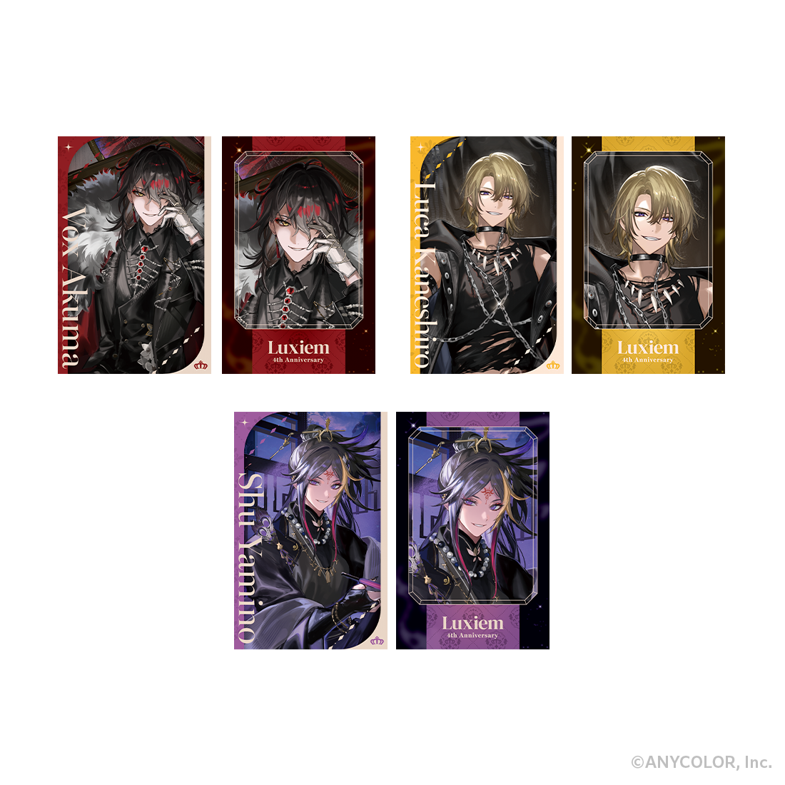Luxiem 4th Anniversary】フォト風カード2枚セット｜にじさんじ