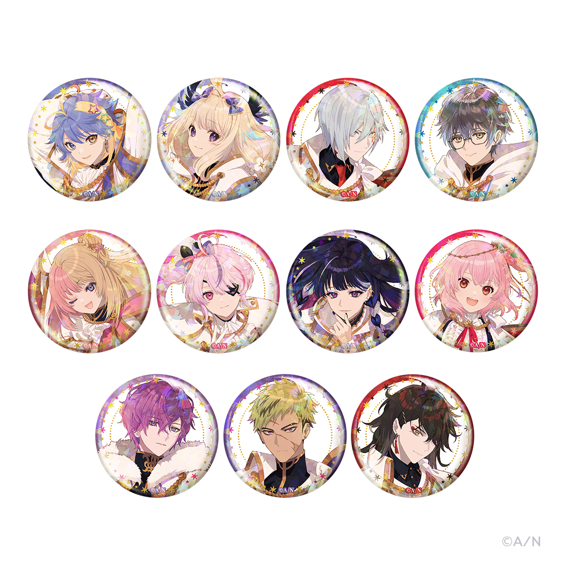 NIJISANJI EN 3rd Anniversary】ホログラム缶バッジ｜にじさんじ