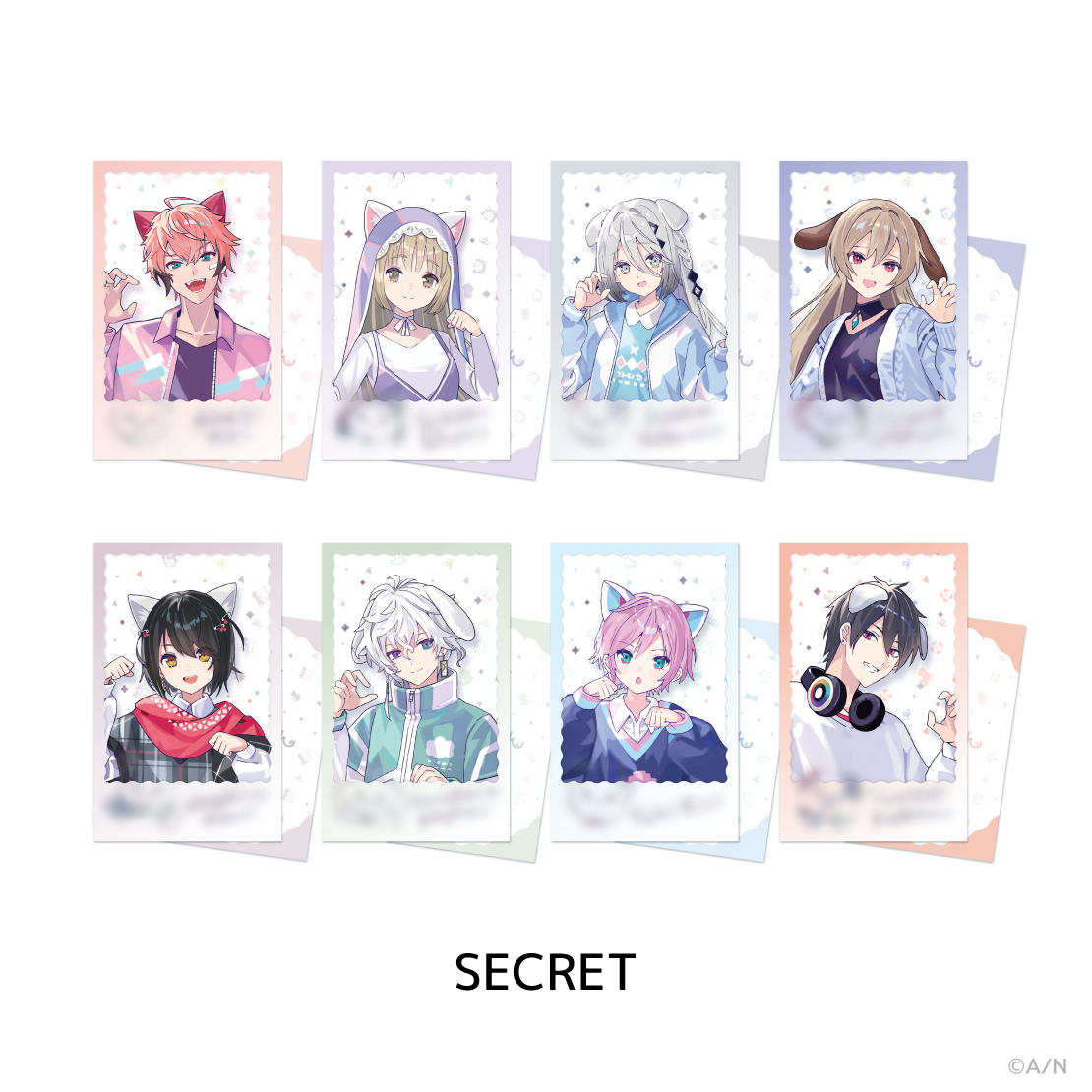 にじさんじ わんにゃんdays】ランダムチェキ風カード｜にじさんじ