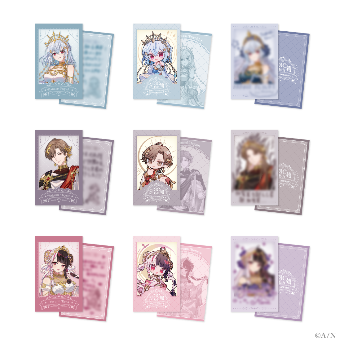 SMC組 6th Anniversary】ランダムチェキ風カード｜にじさんじ