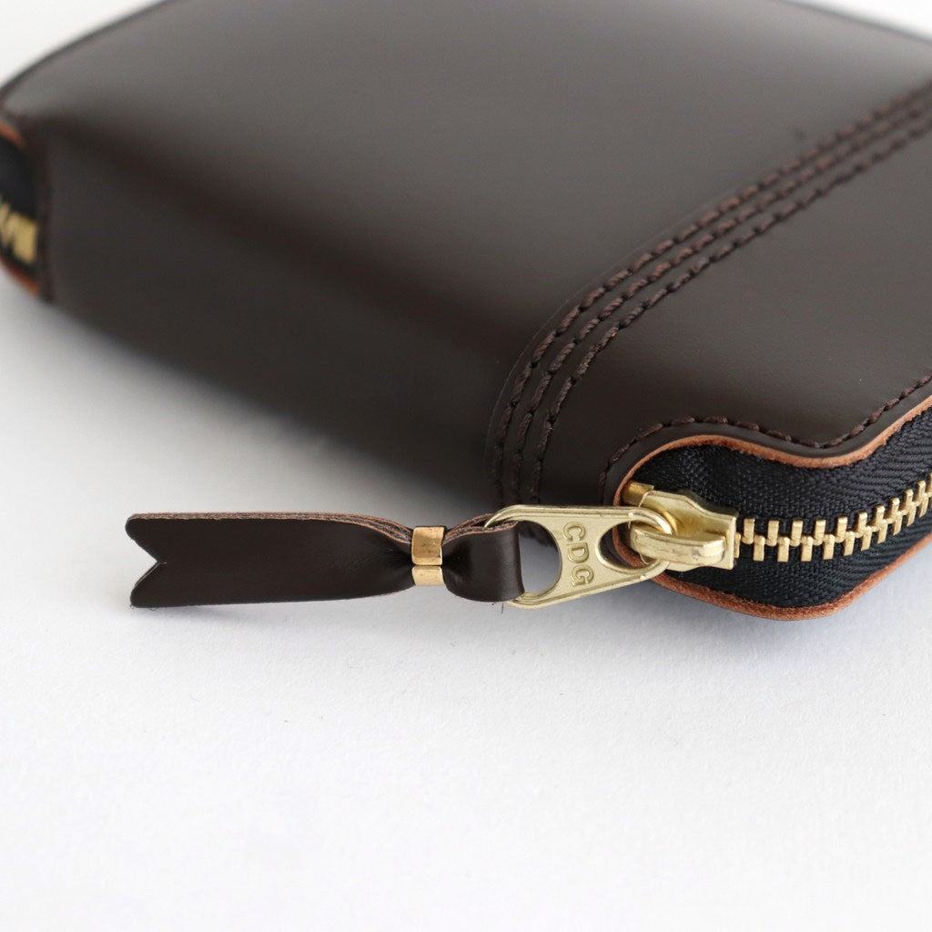 二つ折りZIP財布 - TRIPLE STITCH #Brown [8Z-S210-051] – ciacura