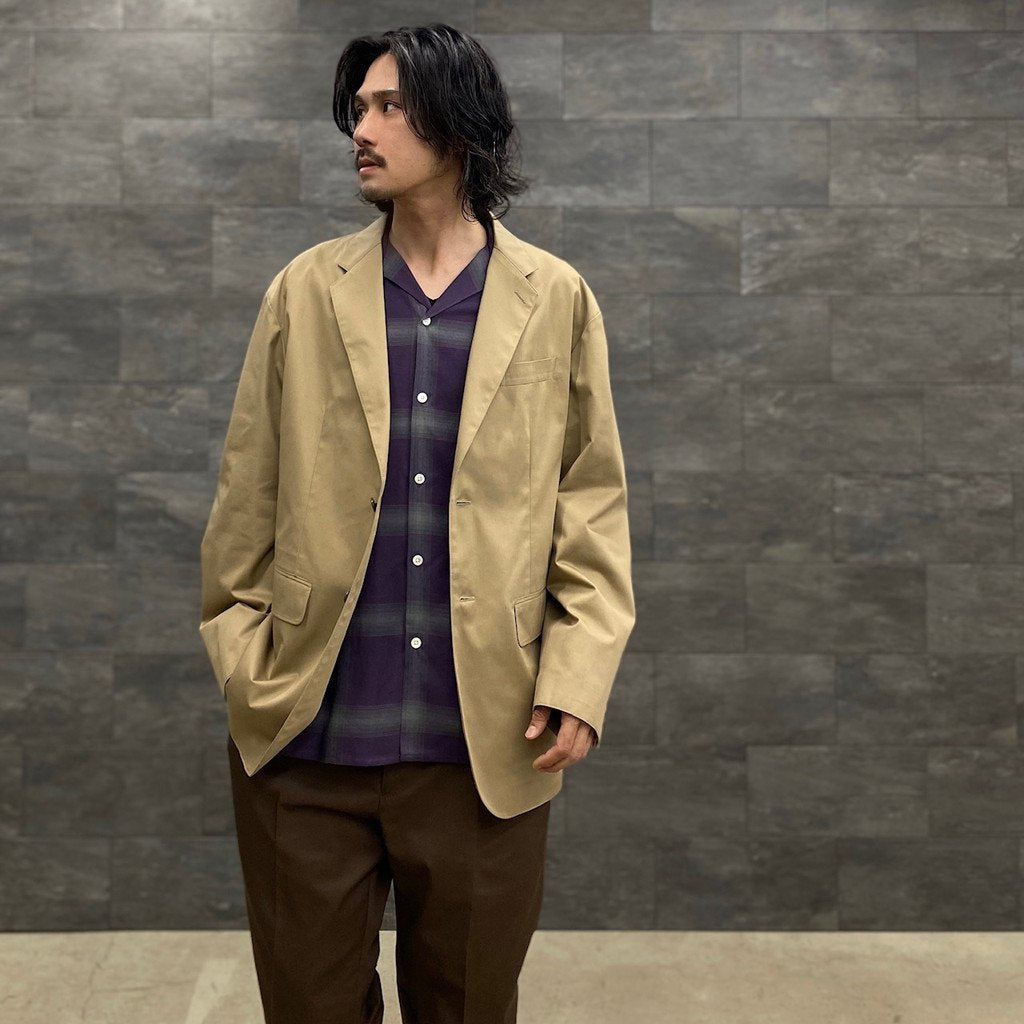 WACKO MARIA | WACKO MARIA UNCONSTRUCTED JACKET #BEIGE [22FWE-WMO