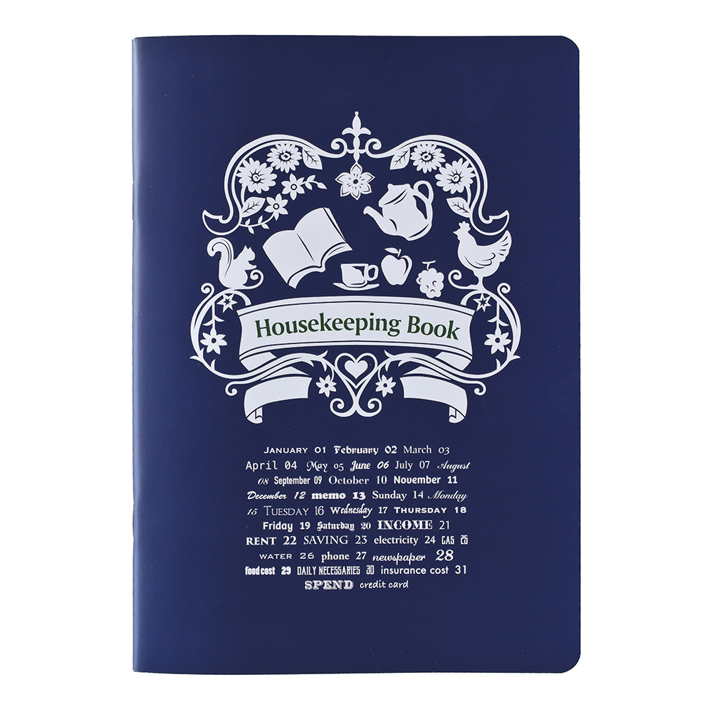 マンスリー家計簿 A5 ネイビー J2106 | 2026年版手帳 | 手帳