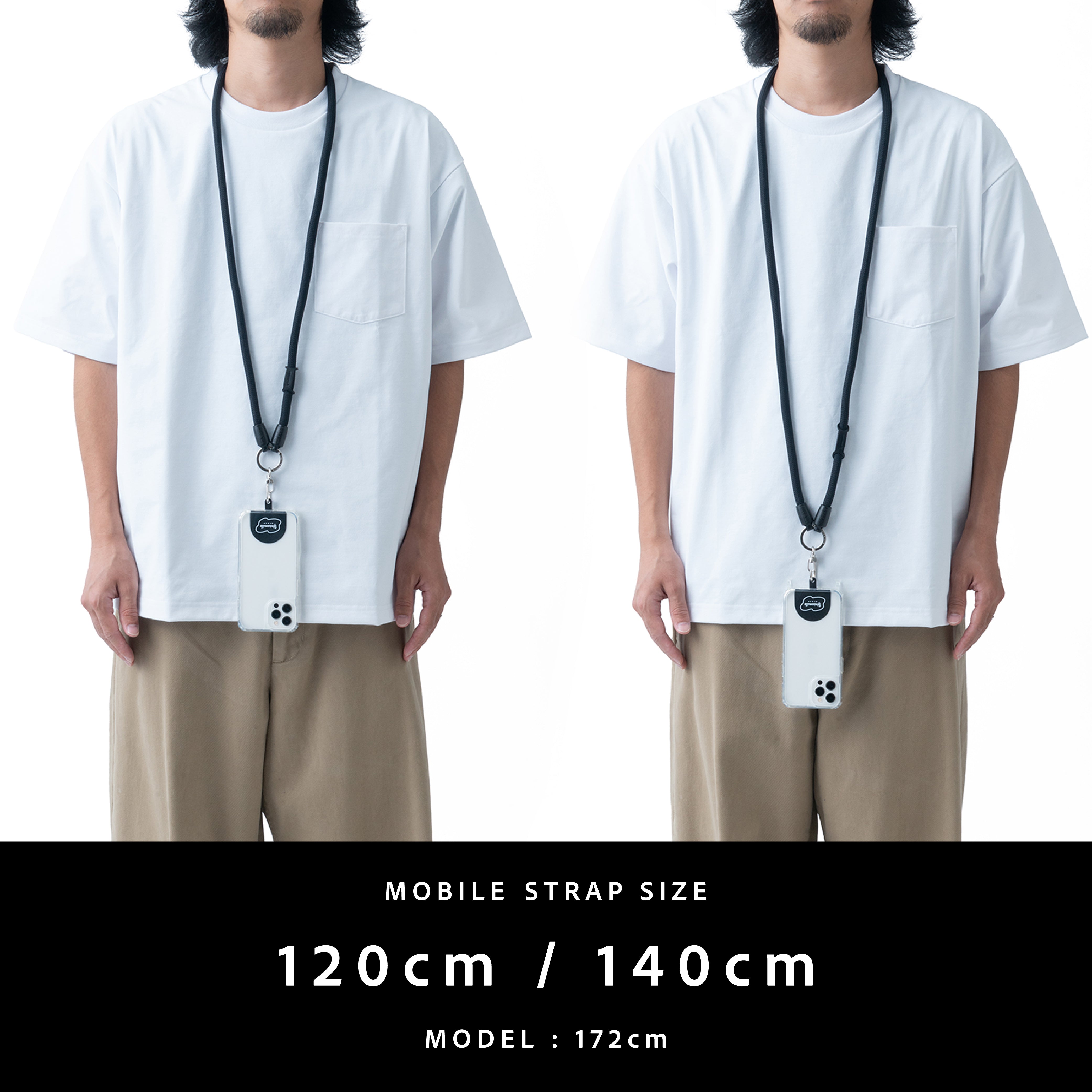 YOSEMITE MOBILE STRAPMAD BLACKヨセミテ モバイルストラップマッド