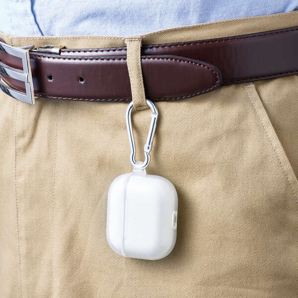 AirPods (第3世代)用カラビナ付きソフトケース | エレコムダイレクト