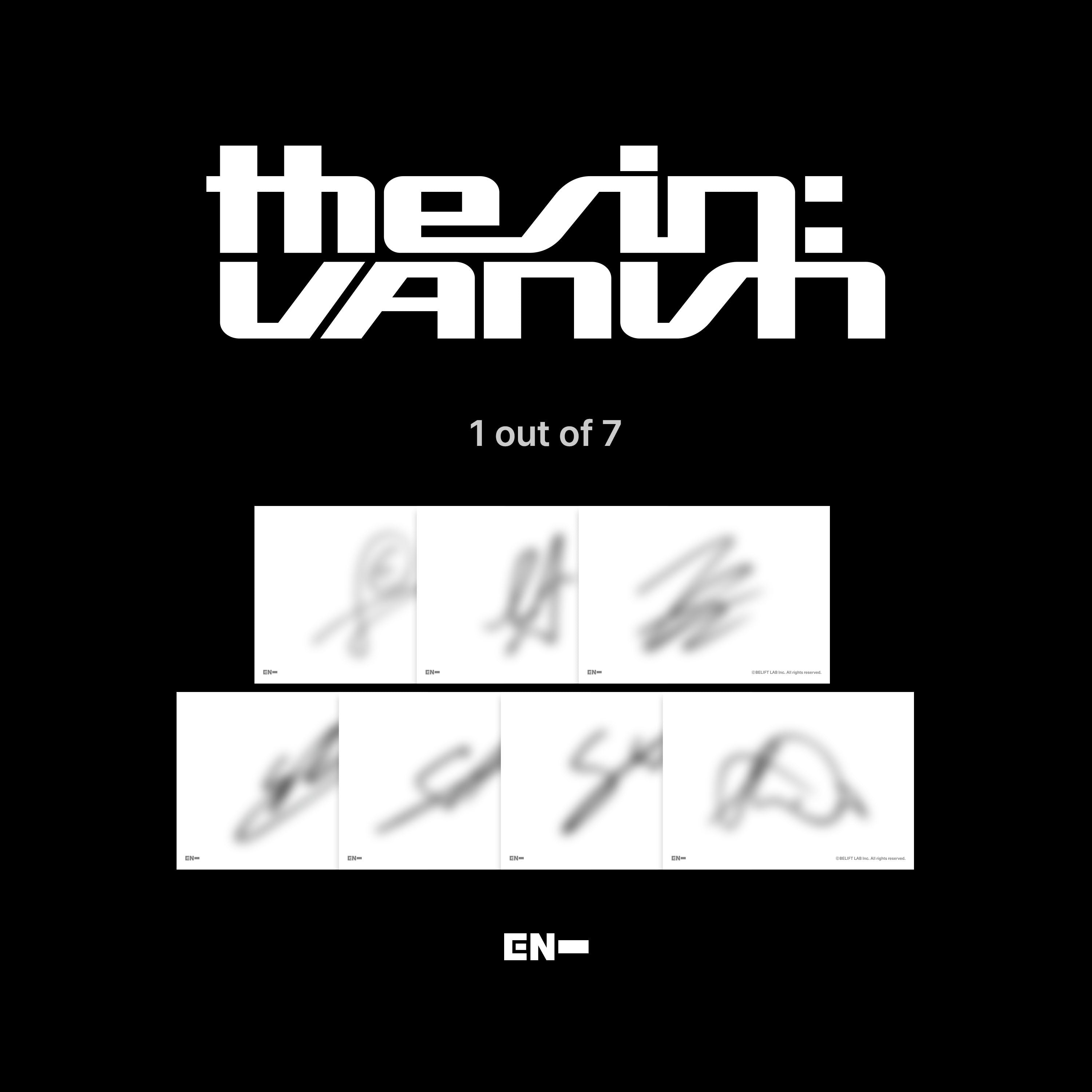 THE SIN : VANISH [AFTERLIGHT Ver.] (Signed Exclusive) - ENHYPEN Store