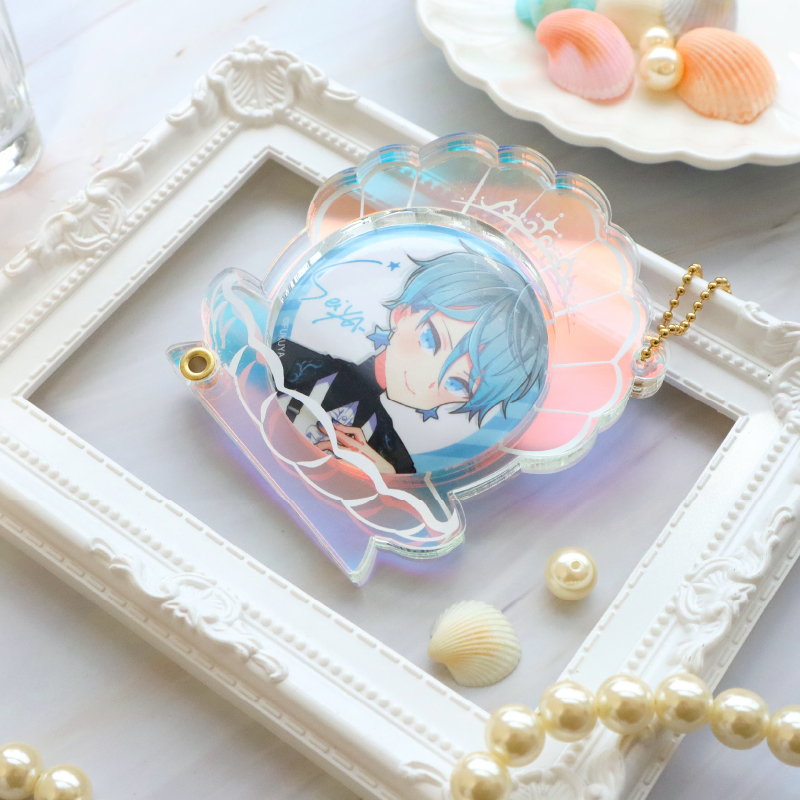 缶バッジアクリルフレーム シェル パープル| FUKUYA ONLINE フクヤ