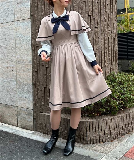 ケープデザインワンピース | POETIQUE -outlet- | axes femme online