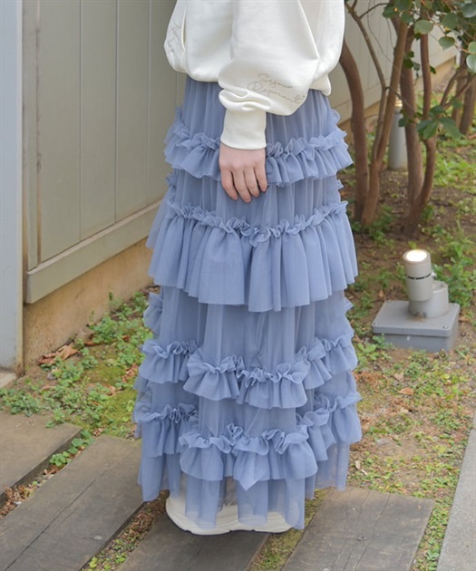 フリルチュールティアードスカート | axes femme online shop