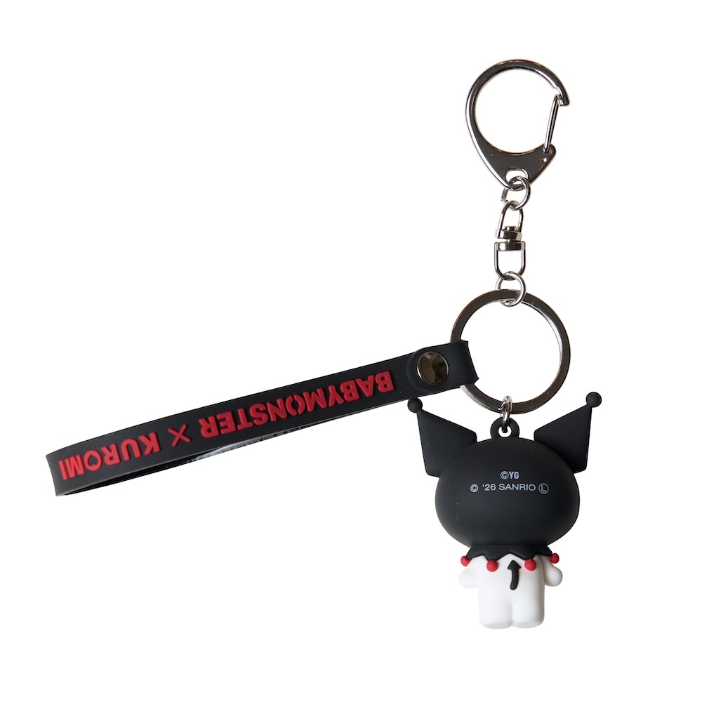 ラバーキーホルダー＜KUROMI＞ | BABYMONSTER ONLINE SHOP