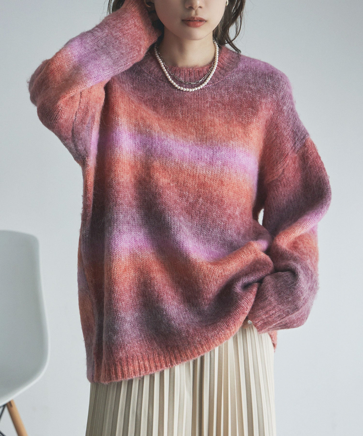 グラデーションオーバーニット｜ニット - etoll.