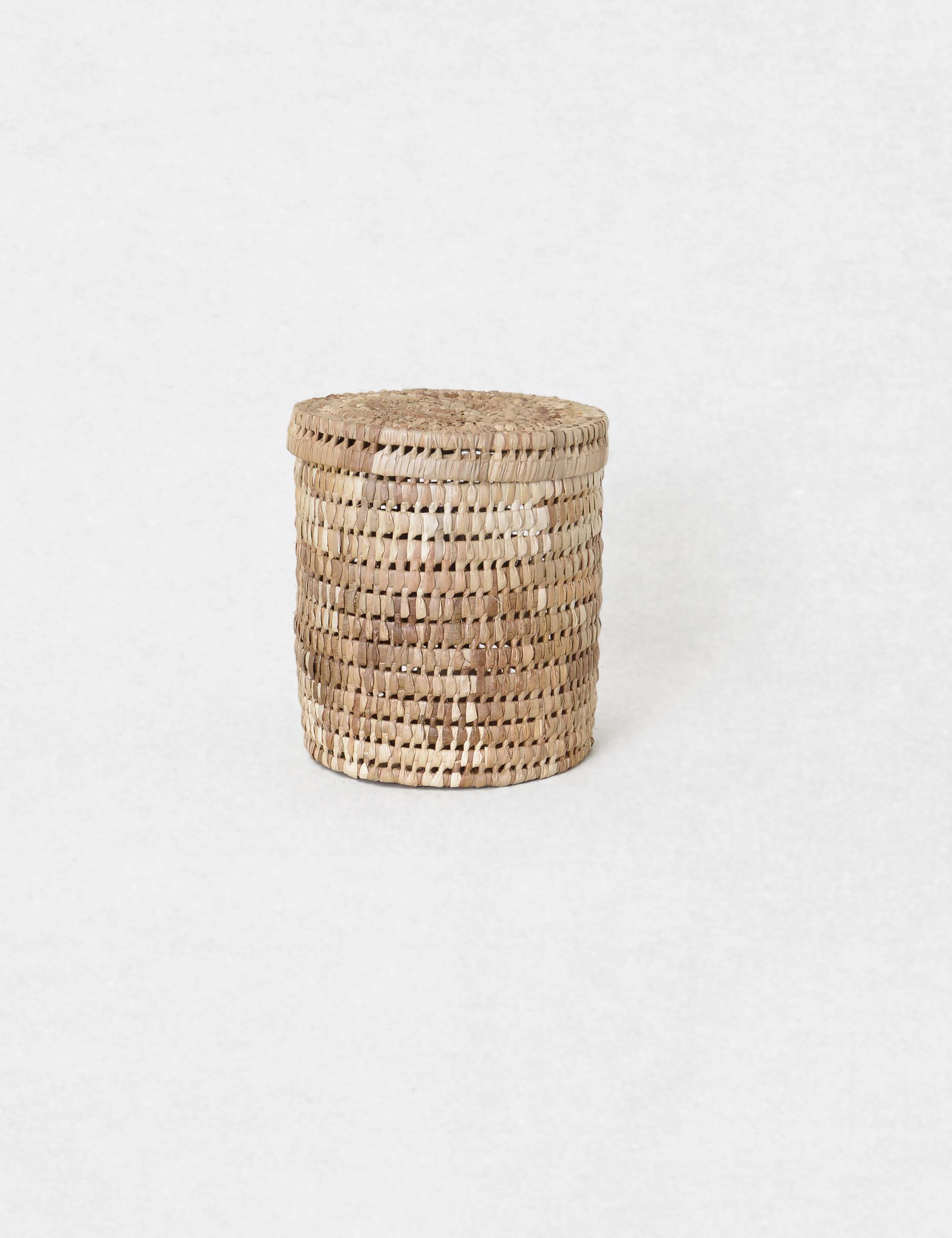 パンダンの葉の蓋付きかご / ババグーリ | ヨーガンレール ババグーリ