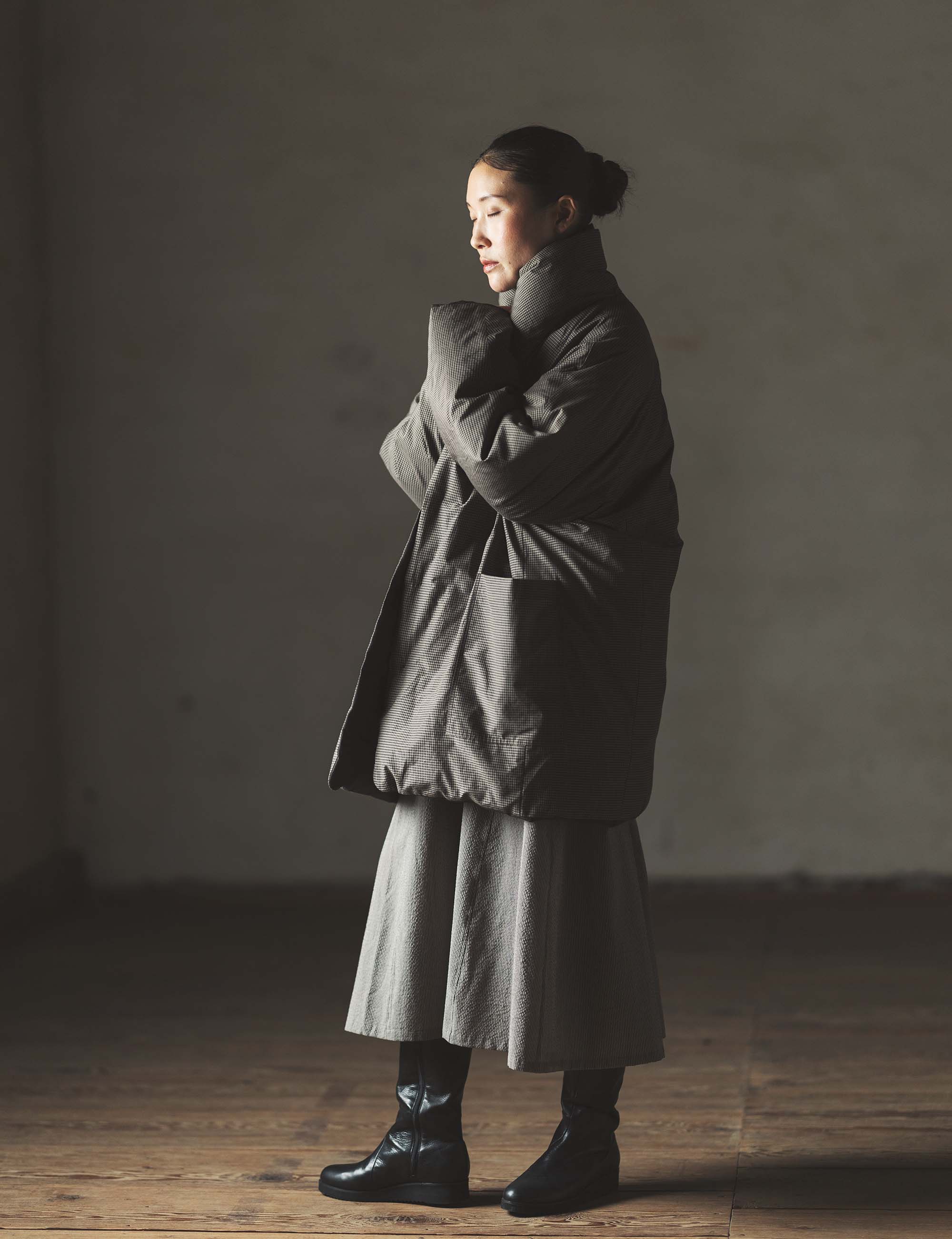 シルクコットンダウンのレディスコート / ヨーガンレール | ヨーガン