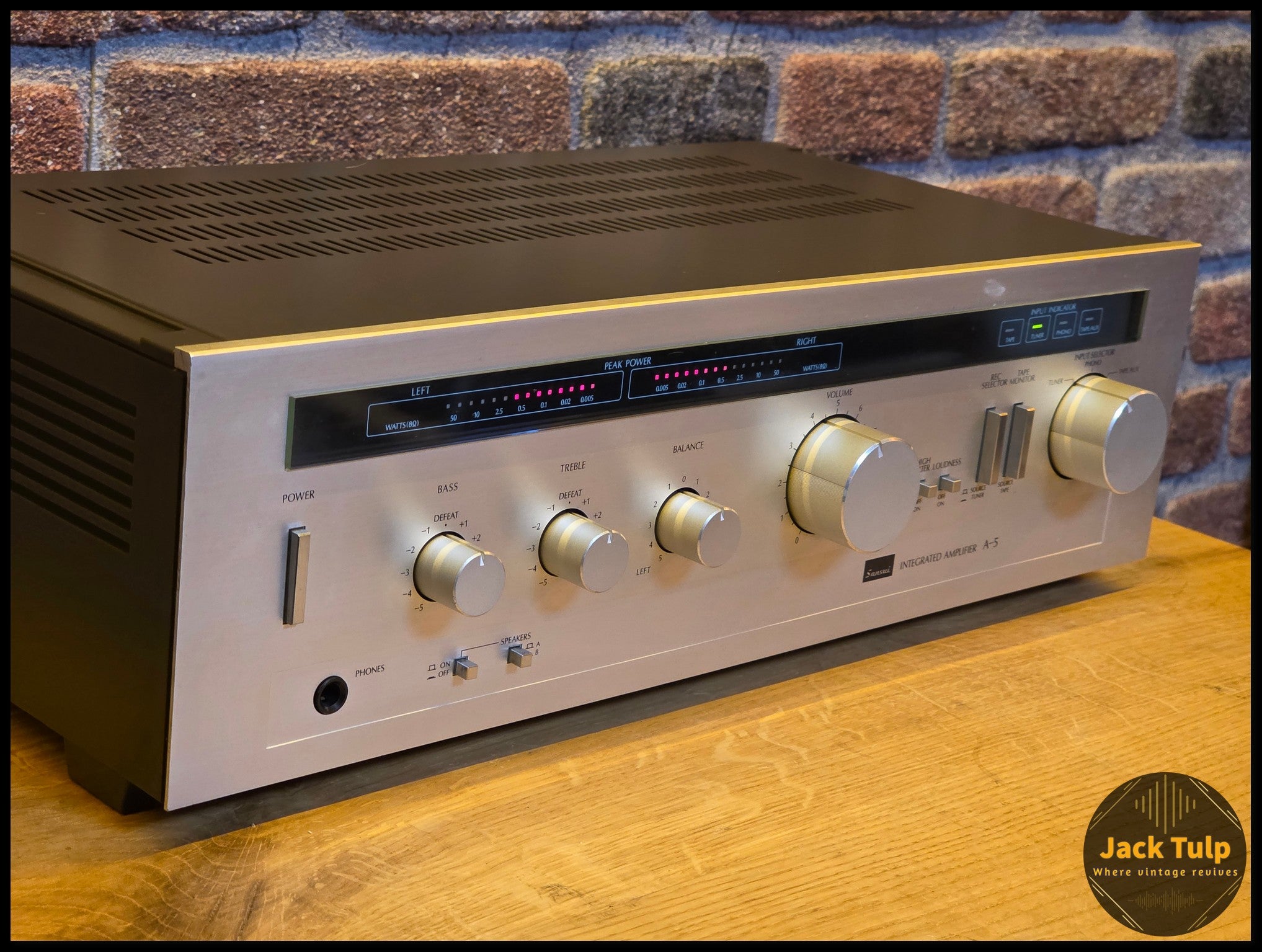 Sansui A-5 – Jack Tulp