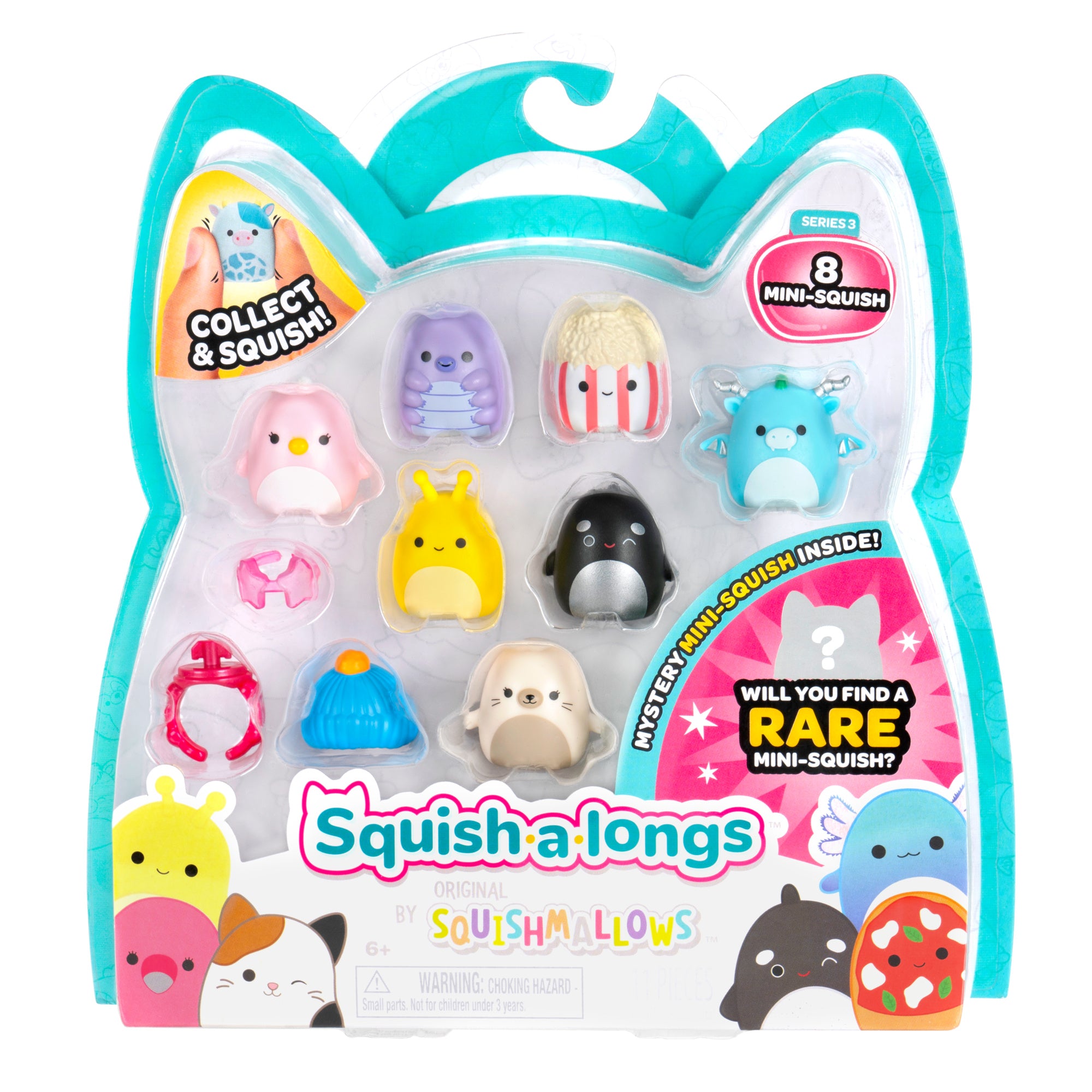 Squish-a-longs Mini-Squish 8-Pack Style 2 | Jazwares
