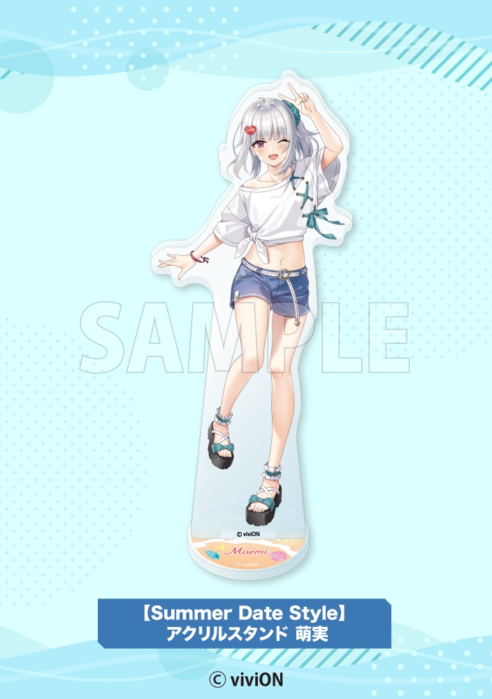限定品】【Summer Date Style】アクリルスタンド 萌実｜コトブキヤ