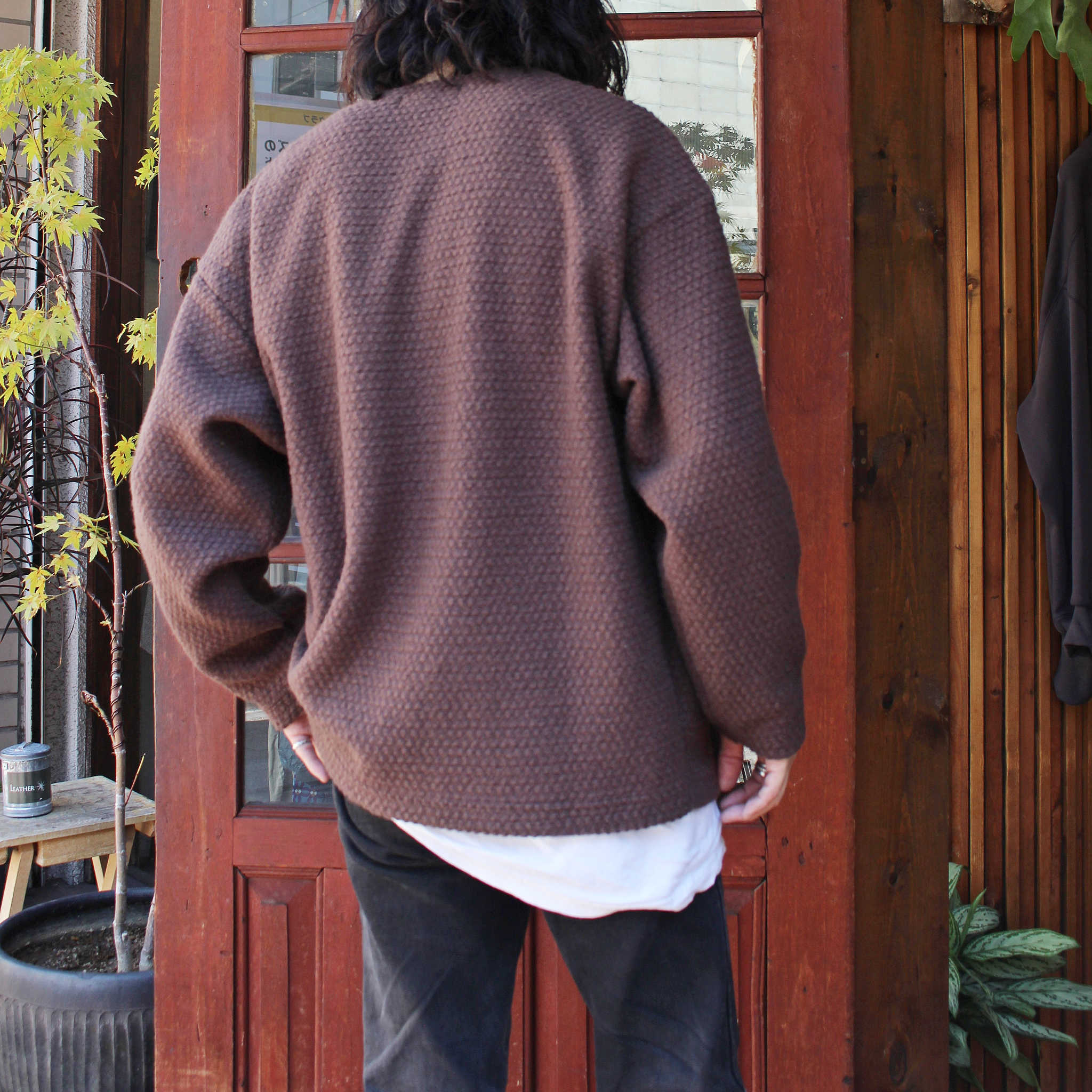 Nasngwam. ナスングワム / WALL CARDIGAN ウォールカーディガン (MISO