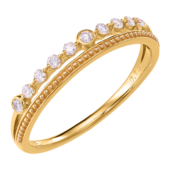 K18イエローゴールド ダイヤモンド リング | 高品質 金・プラチナ