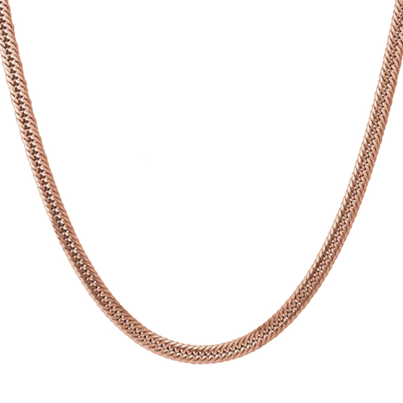 K18ピンクゴールド キヘイネックレス （12面カットトリプル） 30g/50cm