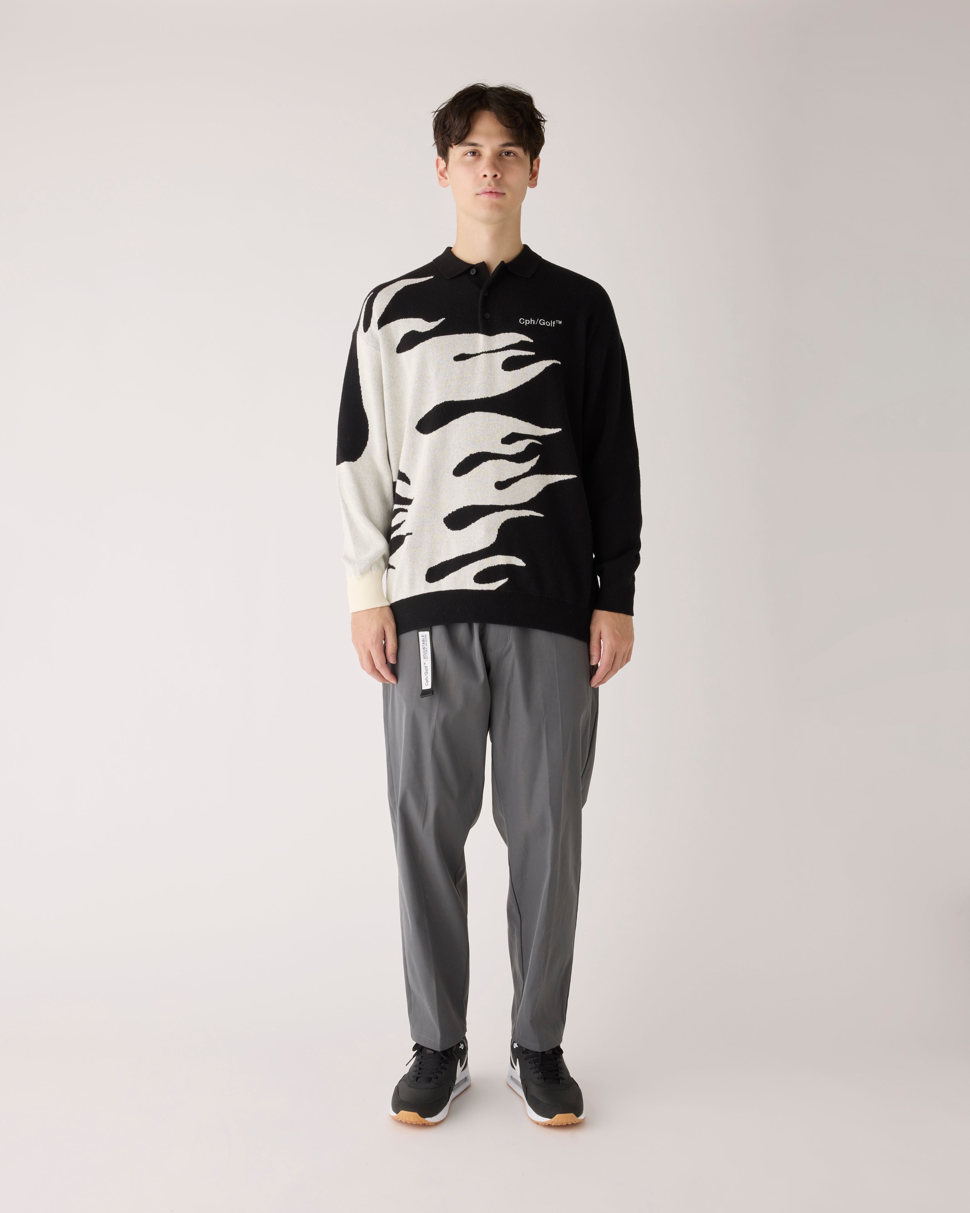キャプテンズヘルム ゴルフ】#HORIZONTAL FIRE KNIT POLO – GQ SHOP