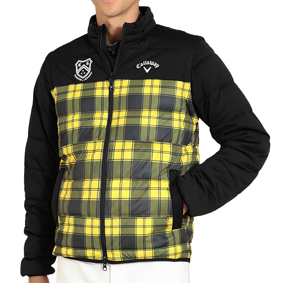 口コミ・評価｜チェックプリントスターストレッチ 2WAY中綿ブルゾン