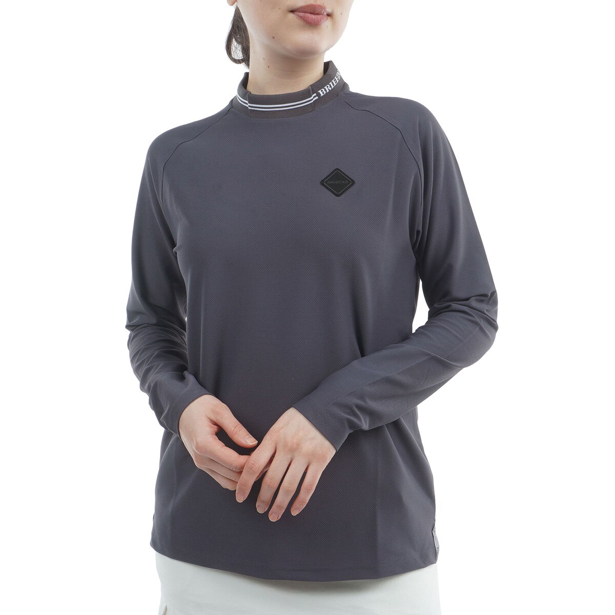 メッシュミニライン RF ハイネック長袖シャツ レディス(長袖シャツ