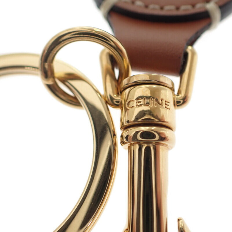 セリーヌ CELINE パンチング キーリング チャーム ロゴ 49I733DSD.04LU