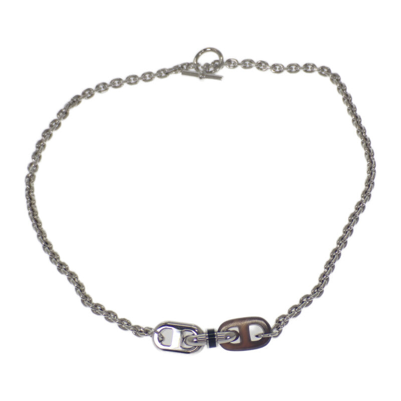 エルメス HERMES マイヨン ネックレス メタル バッファローホーン