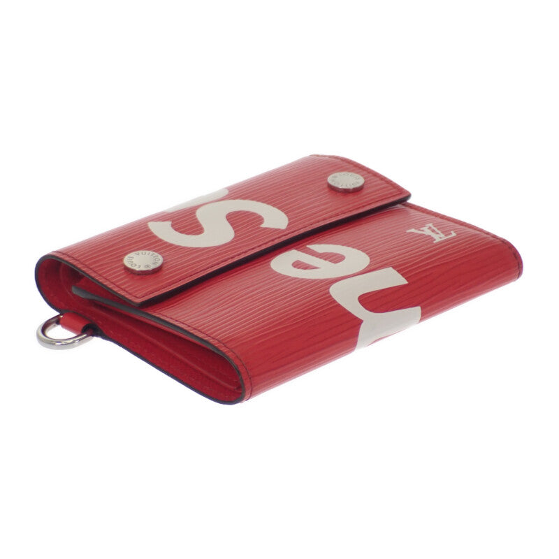ルイヴィトン LOUIS VUITTON Supreme チェーンコンパクトウォレット