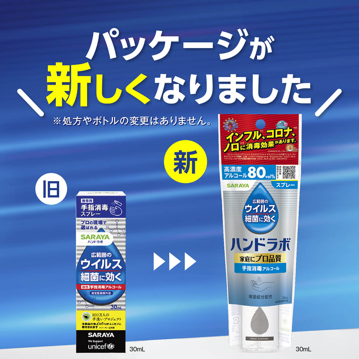 サラヤ｜ハンドラボ 手指消毒 スプレー VH 30mL 携帯用 【指定医薬部外