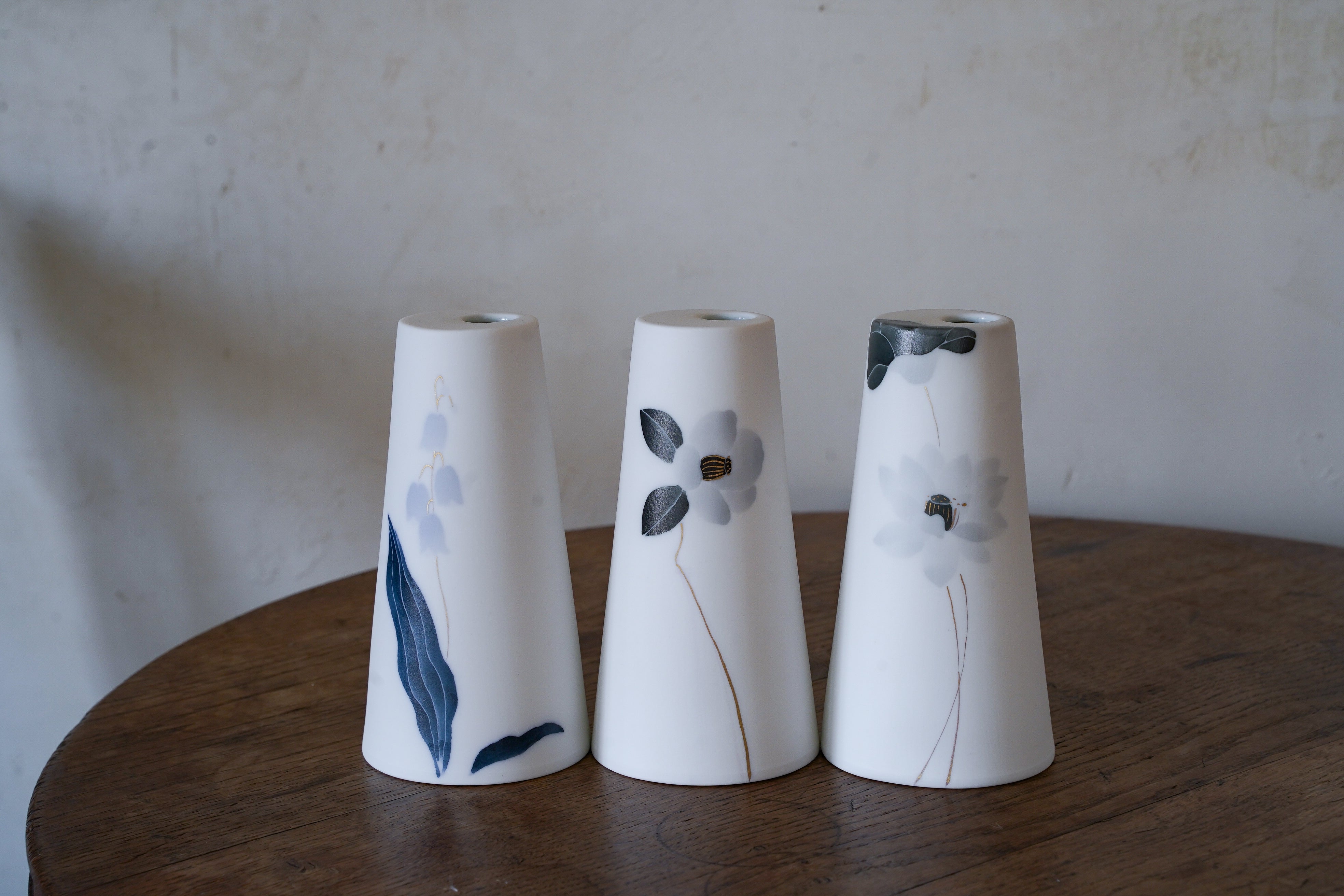 眞窯｜瀬戸染付焼 一輪挿し – Masukichi -Pottery & Souvenir- ます