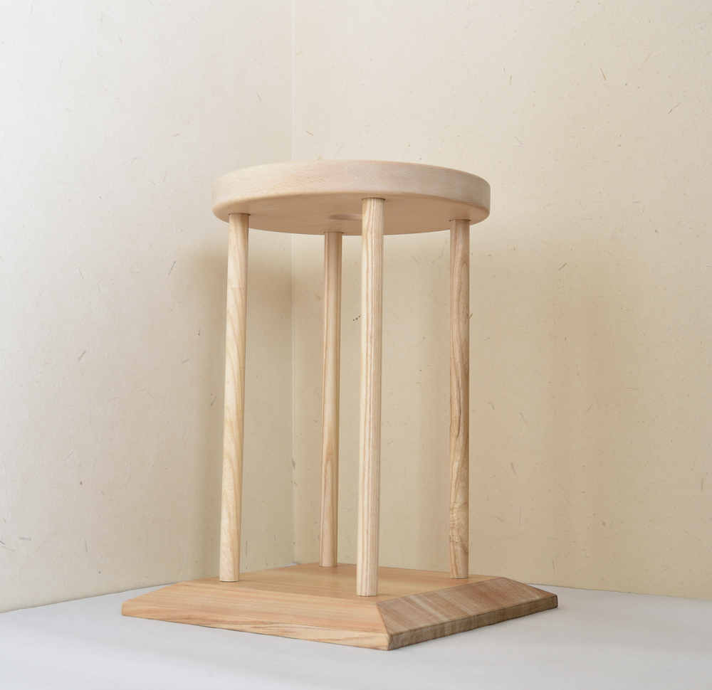 組み立て式 9寸丸台（練習用組糸付き） – 昇苑くみひもウェブショップ