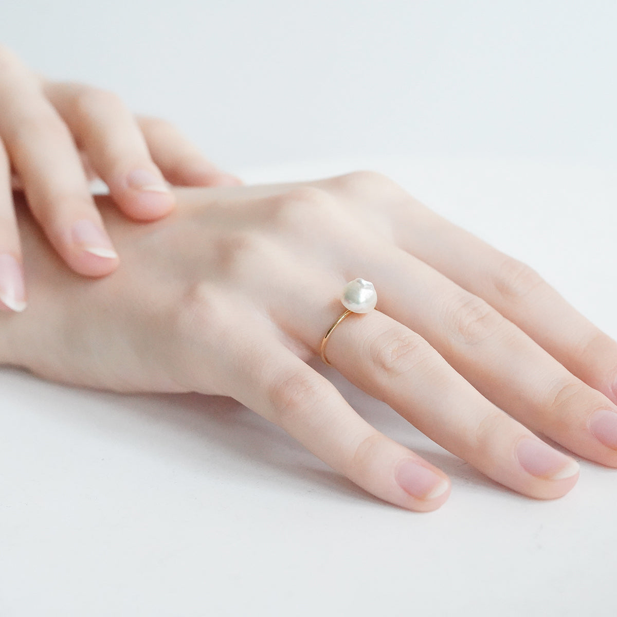 K18イエローゴールドパールリング | シンプリッチ公式オンラインショップ