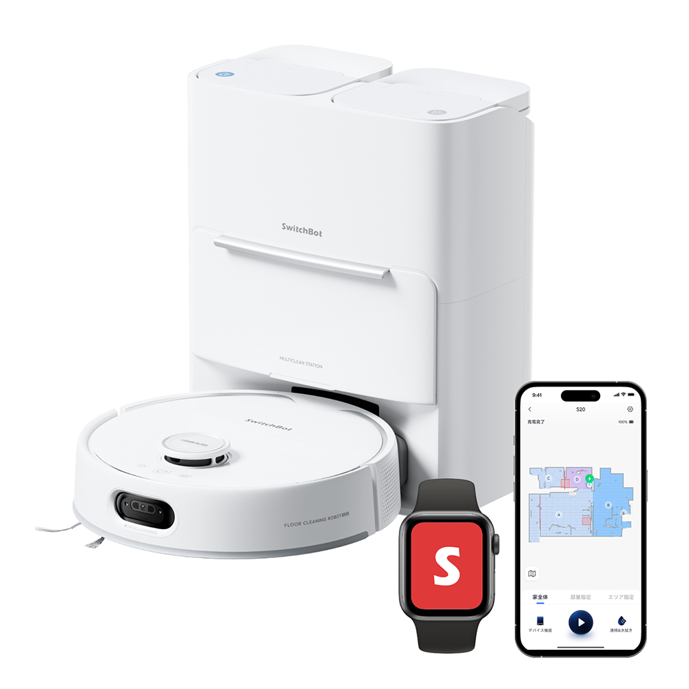 SwitchBot スイッチボット お掃除ロボットS20 W6602001 | スマート家電