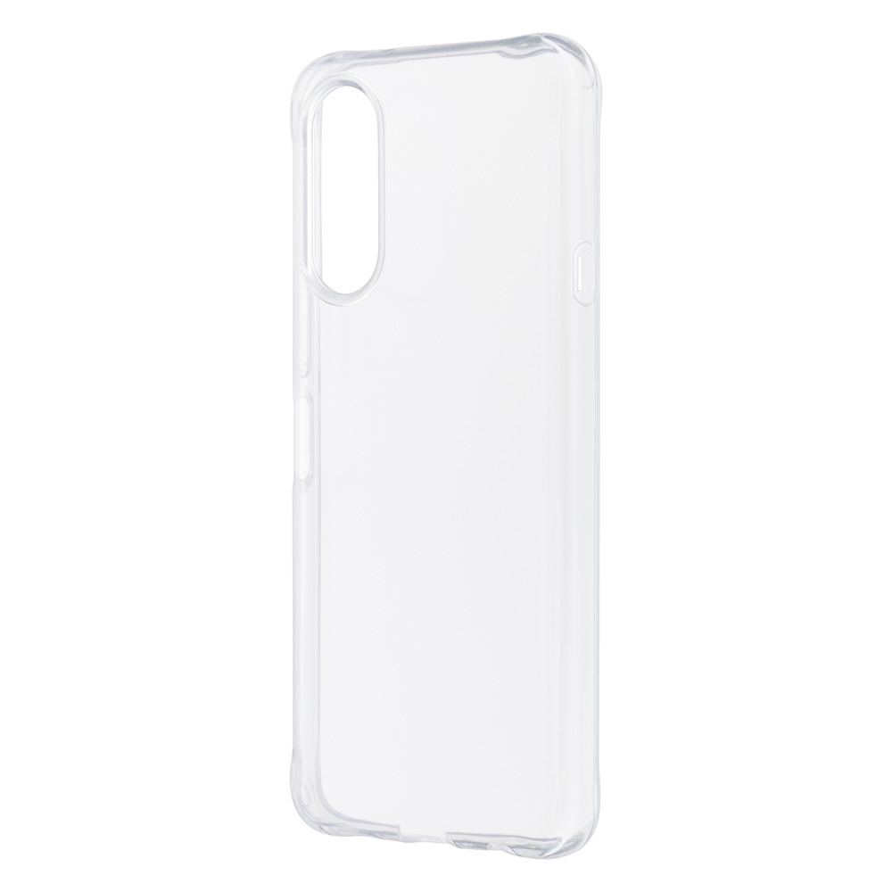 SoftBank SELECTION 耐衝撃 抗菌 クリアソフトケース for らくらく