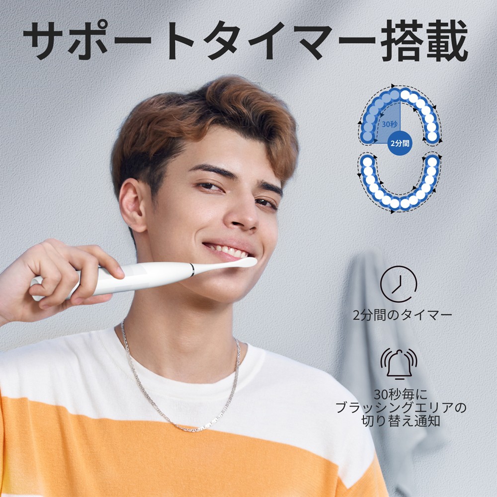 Oclean 音波電動歯ブラシFlow White | スマート家電／IoTを進めるなら