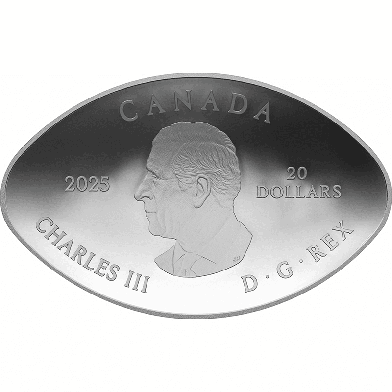 カナダ 2025年 恐竜の目 20ドル楕円形ドーム型カラー銀貨 プルーフ