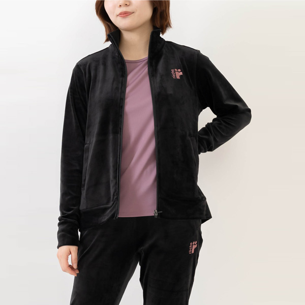 ローチェ（roche） ウェア（レディース） ]ベロアジャケット