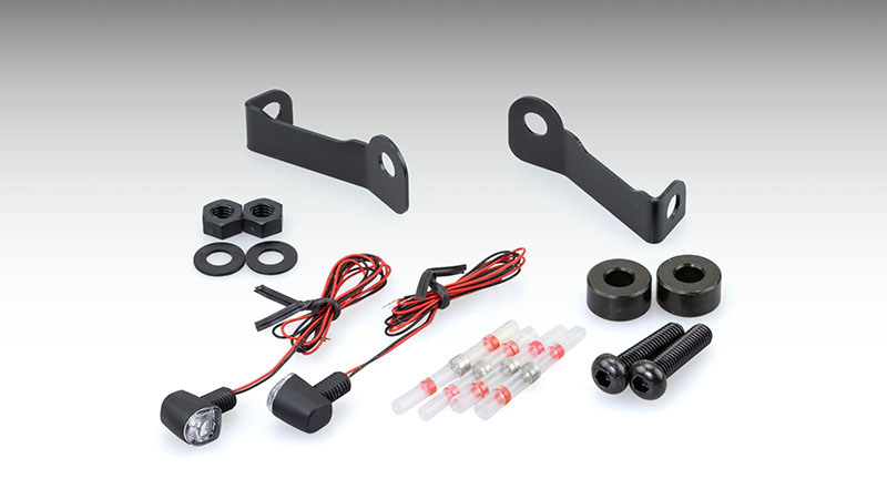 フロントウインカーステーセット Nanoシングルアンバー スポーツスター