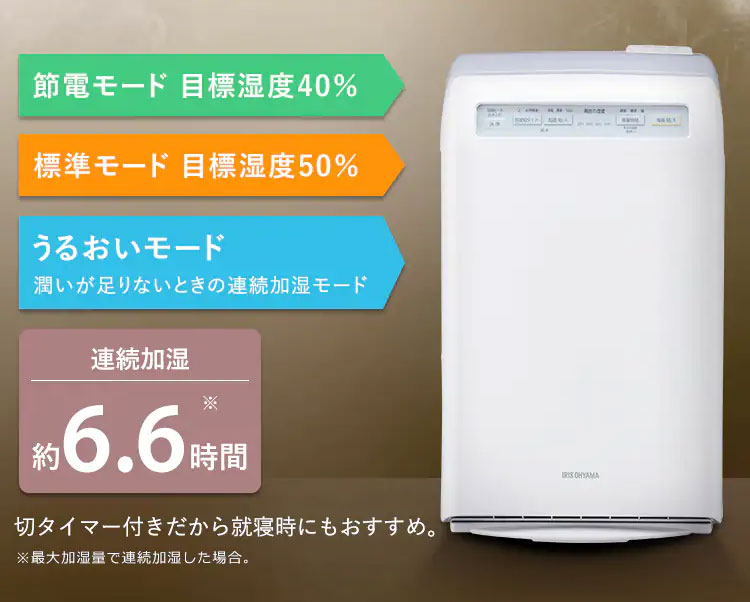 アイリスオーヤマ 加湿空気清浄機 10畳 HXF-C25-W ｜ ビティーショップ