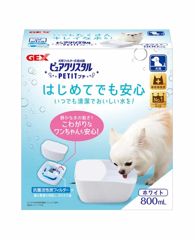 ジェックス ピュアクリスタルプチ犬用 ホワイト 800ml（4972547926692