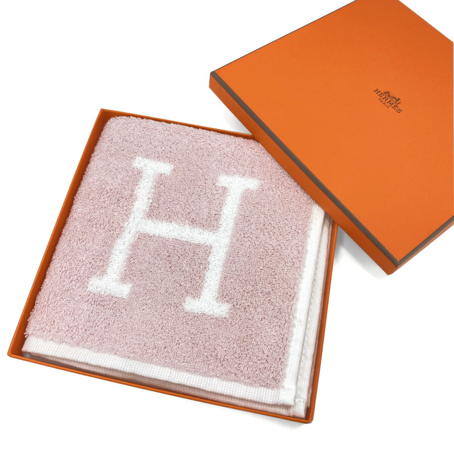 楽天市場】HERMES エルメス タオル 33×33 CARRE TOWEL ヴィス