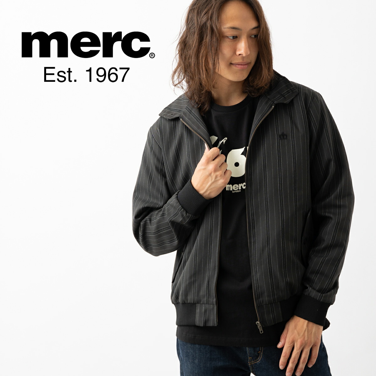 楽天市場】メルクロンドン ハリントンジャケット 英国製 限定モデル