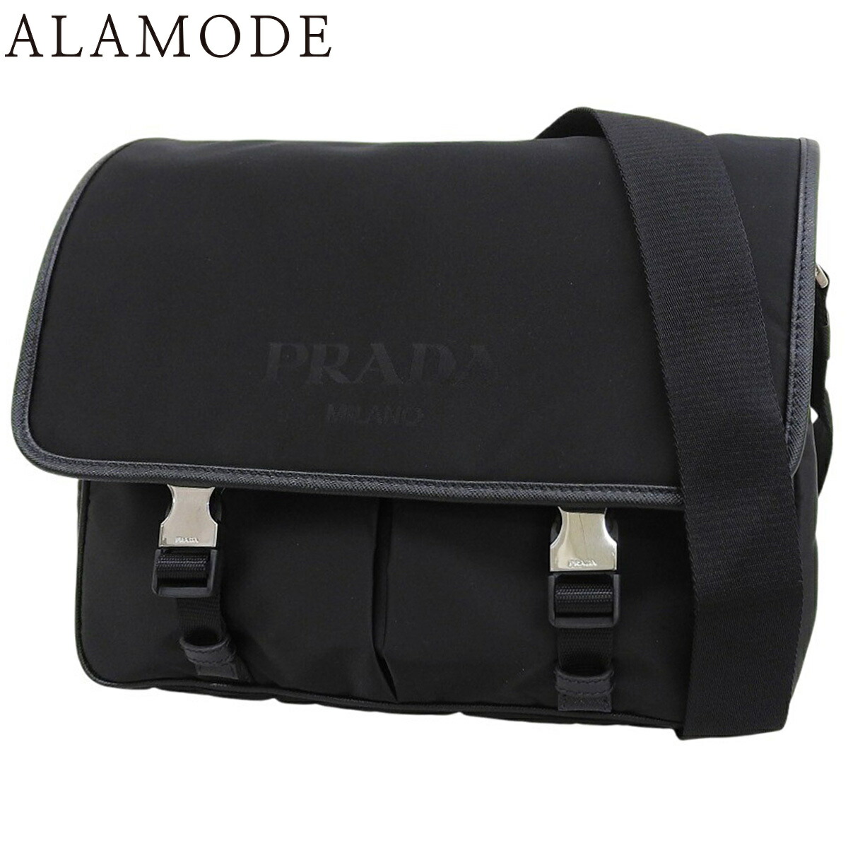 楽天市場】プラダ 【PRADA】 メッセンジャーバッグ テスート ブラック