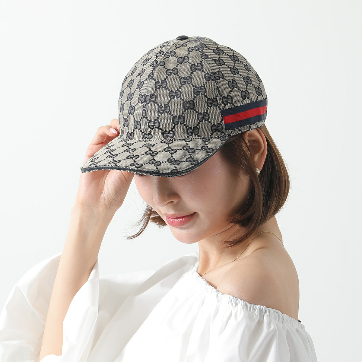 楽天市場】GUCCI グッチ ベースボールキャップ 751400 4HA0L メンズ GG