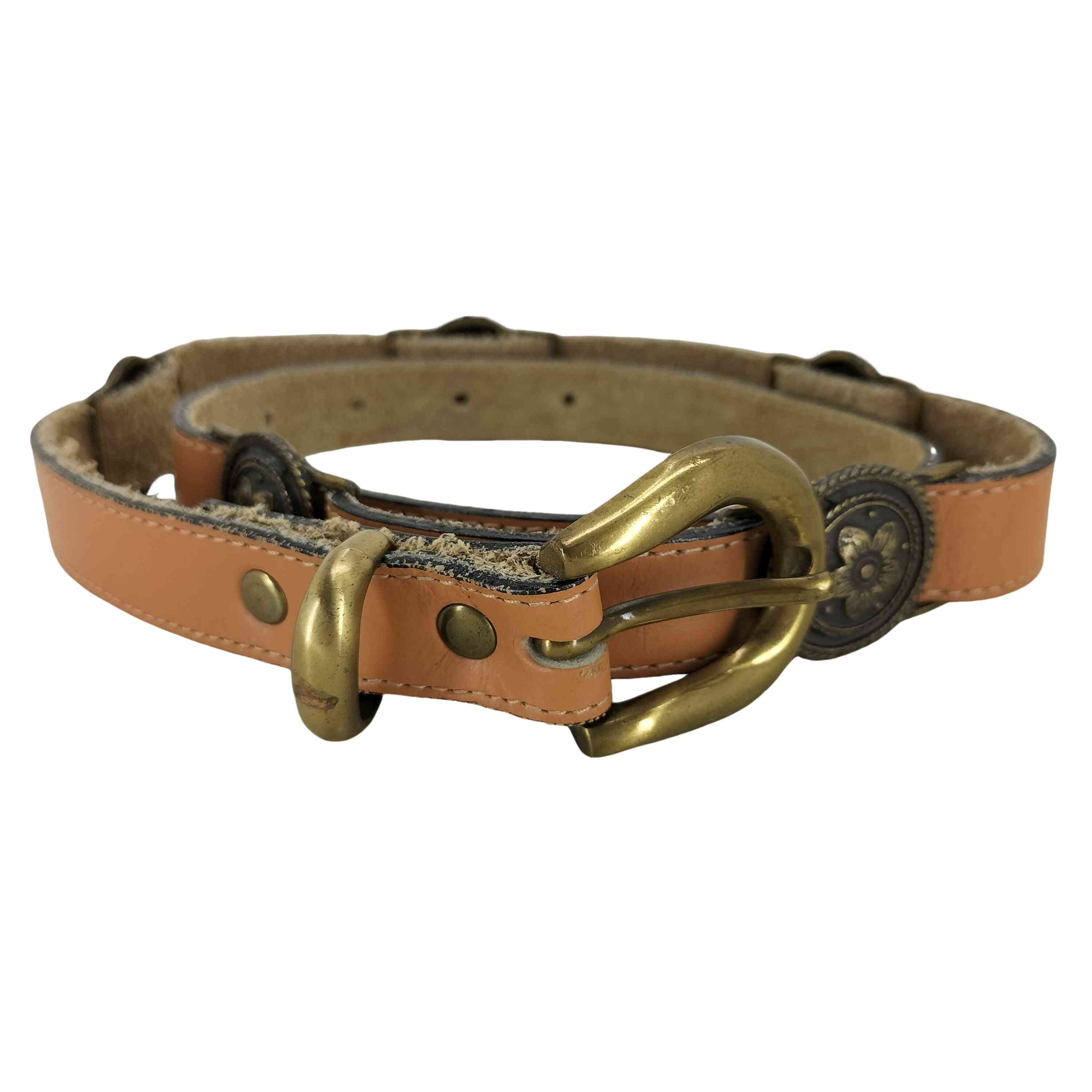 楽天市場】【中古】DECI×YUYA OFUJIスタッズレザーベルト ブラック